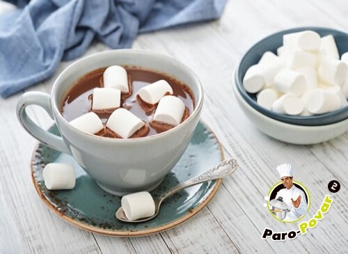 Горячий шоколад с зефиром – лучший напиток для зимнего утра